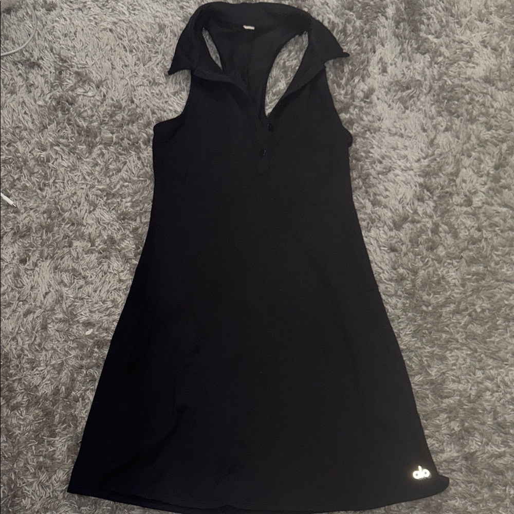 ALO Yoga Black Sleeveless Dress